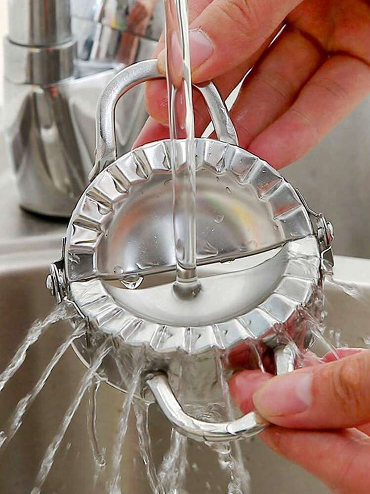 1入組不銹鋼餃子模具 - 銀色 - 查看 6