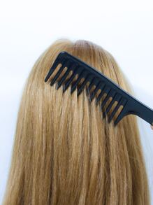 黑色干湿用发梳 1 件大号塑料经典宽齿易收纳发刷/发梳适用于所有发质、发刷/发梳、发刷、梳子、美发工具、美发产品及配件适用于理发沙龙美容旅行必需品、返校、旅行度假必需品、女士发饰、刷子、发刷、边缘刷、刷头发、发梳、梳头发、顺发刷、球刷、迷你发刷、发刷套装、木梳、发刷、刷子、梳子、光滑后刷、发刷、边缘刷、刷头发、发梳、发刷套装、梳头发、迷你发刷、顺发刷、发刷、美发产品、美发工具、美发用品、护发、卷发刷、理发师、理发配件、美发设备、旅行必需品、发型、美发