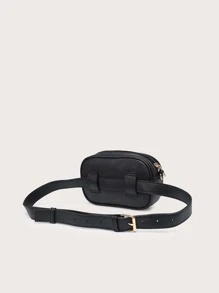 Mini Chevron Gesteppte Hüfttasche, schicke Bauchtasche für den ersten Schultag