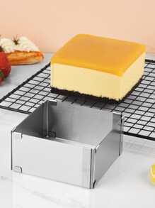 1pc Adjustable Stainless Steel Cake Ring