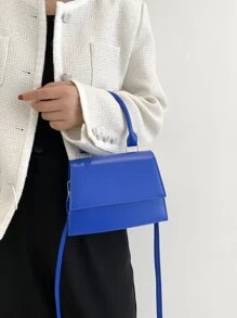 Mini Flap Square Bag - Royal Blue - View 2