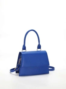 Mini Flap Square Bag - Royal Blue - View 3