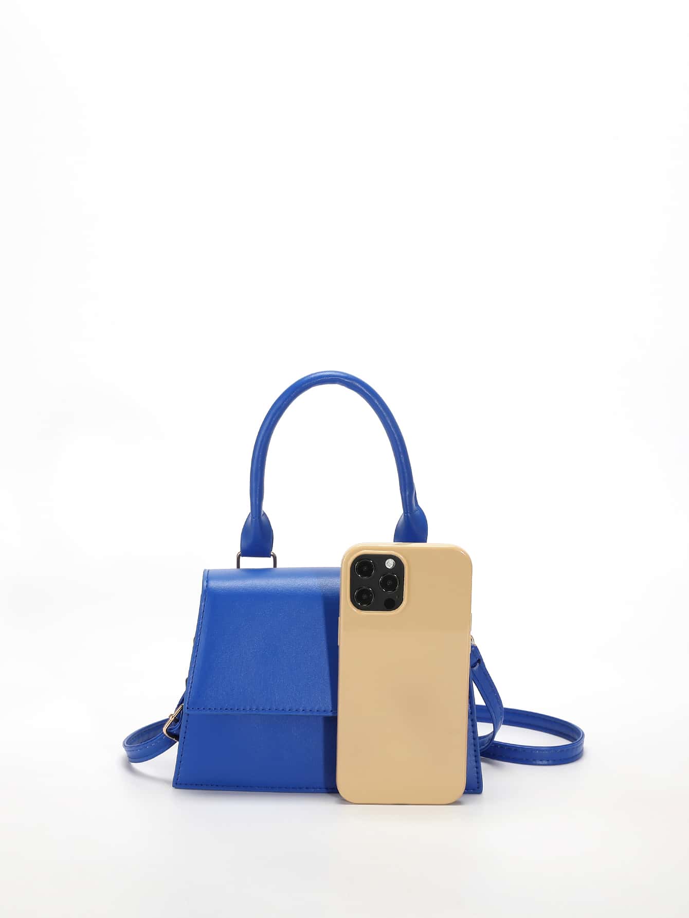 Mini Flap Square Bag - Royal Blue - View 4