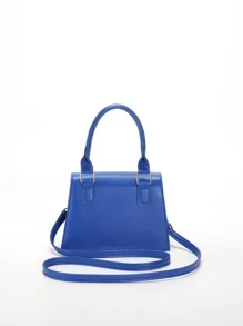 Mini Flap Square Bag - Royal Blue - View 6