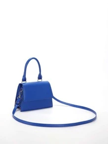 Mini Flap Square Bag - Royal Blue - View 7