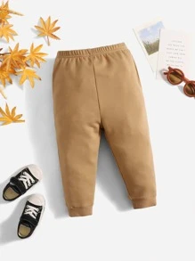 SHEIN 嬰兒彈性腰帶衛褲