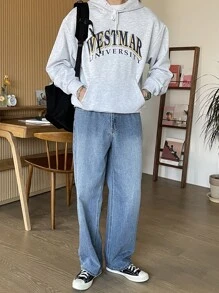 DAZY Men Cotton Washed Straight Leg Jeans - Light Wash - View 7