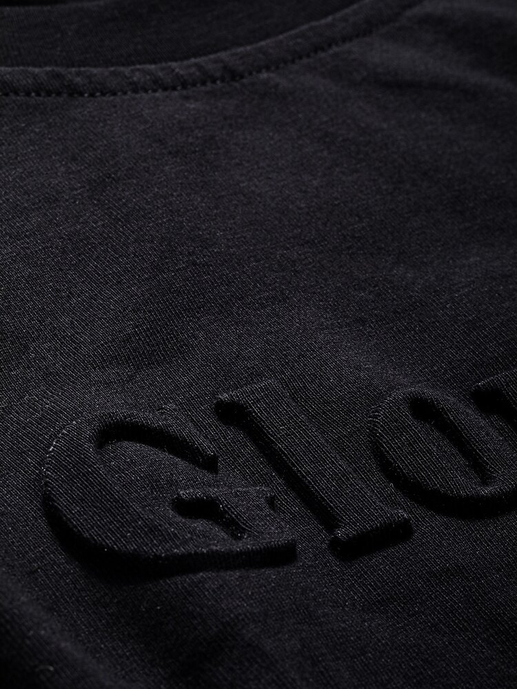 Men Cotton Letter Pattern Tee