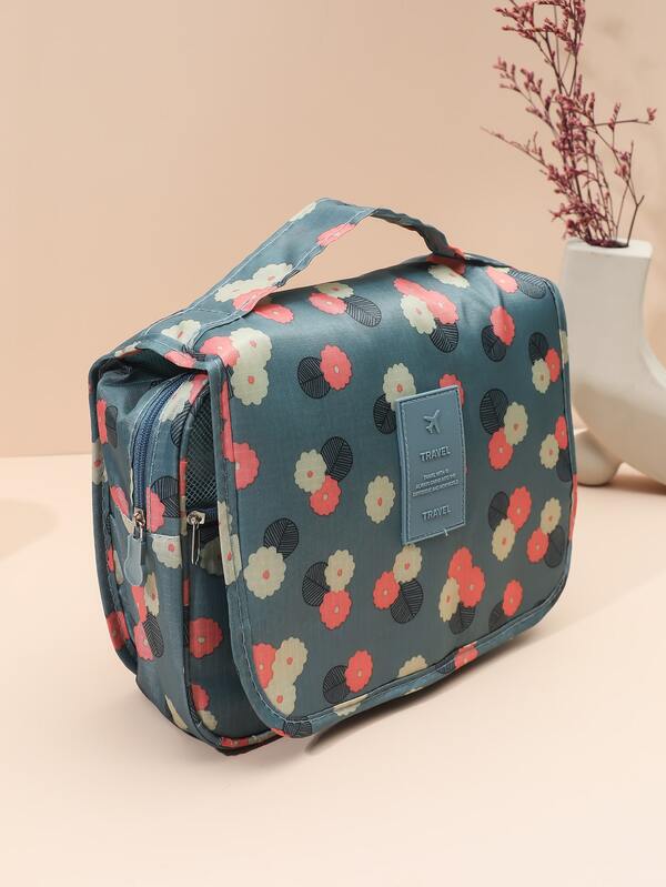 Floral Print Foldable Makeup Bag , Travel Essentials SHEIN USA