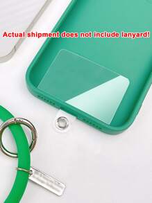 2pcs Phone Lanyard Fixing Clip Card - Clear - View 7