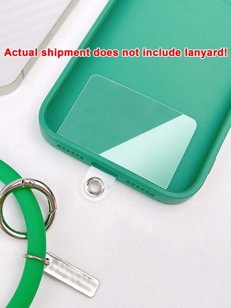 2 piezas Tira de celular Clip de fijación Tarjeta - transparente - Añade 7