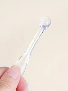 亚克力眼霜面膜棒，化妆品包装小勺，圆头眼部按摩精华导入工具 3 件，美容，护肤品，水疗，自我护理，护肤工具，面部护理，美容师用品，按摩，面部按摩工具，面部滚轮