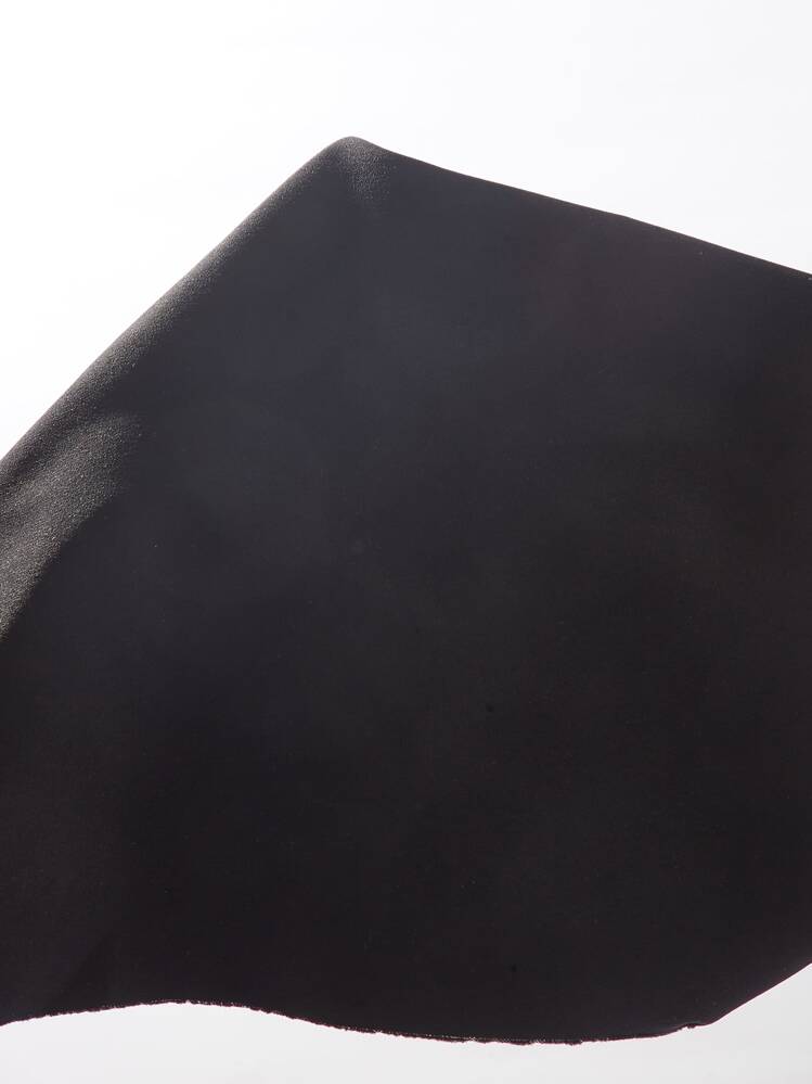 SHEIN EZwear Women's Solid Color High Waist Casual Versatile Flare Elastic Waist Pants - Black - View 6