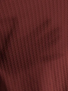 SHEIN EZwear 交叉領生菜邊T恤 - 鏽棕色 - 查看 6