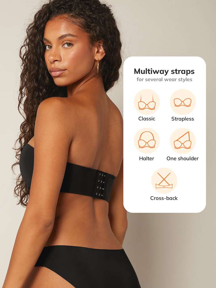 LUVLETTE Quây Áo thun Bras - màu đen - Xem 2