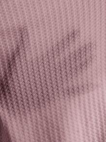 SHEIN PETITE Waffle Knit Cami Top And Leggings Set - Dusty Pink - View 5