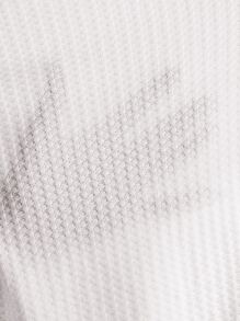 SHEIN EZwear Áo thun Plus size Xù nhỏ màu trơn Giải trí - trắng - Xem 6