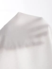 SHEIN Essnce 立領纯色短版上衣