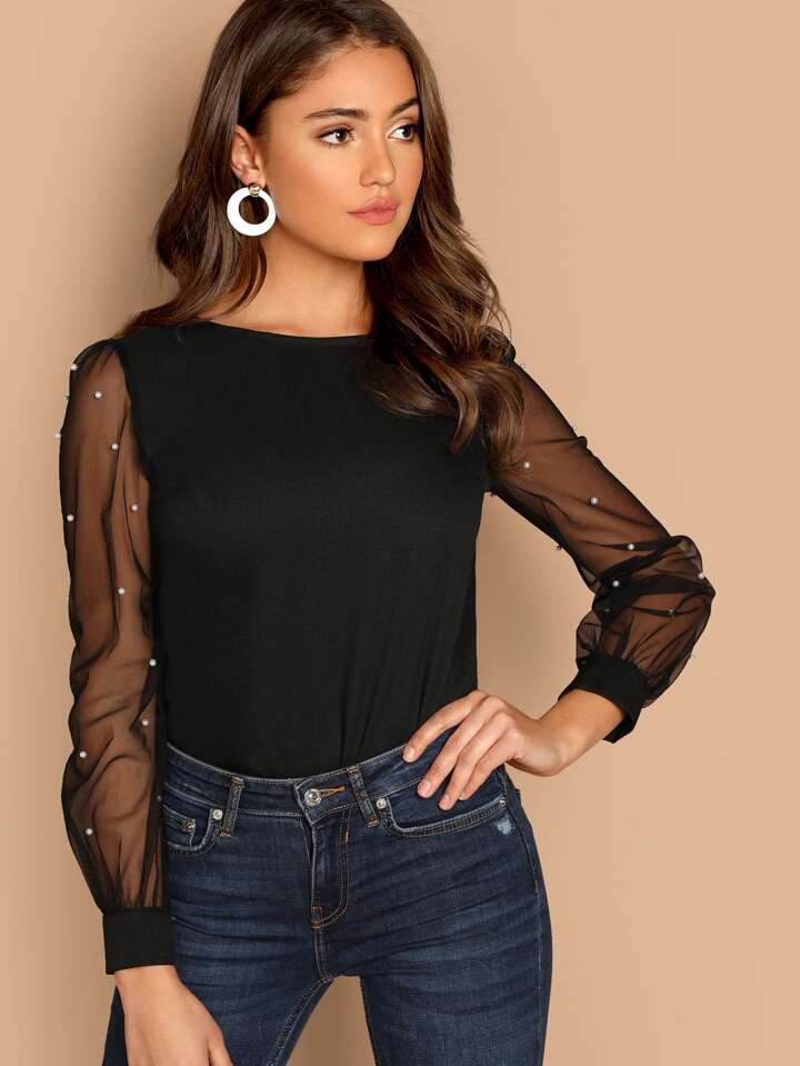 mesh top shein