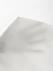 SHEIN Clasi Frilled Neck Puff Sleeve Top - White - View 6