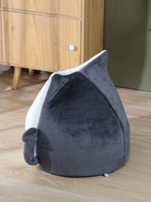 Cama para mascotas con diseño de gato, nido para mascotas con forma de gato para perros y gatos, cama para gatos con casa para perros - Multicolor - Ver 2