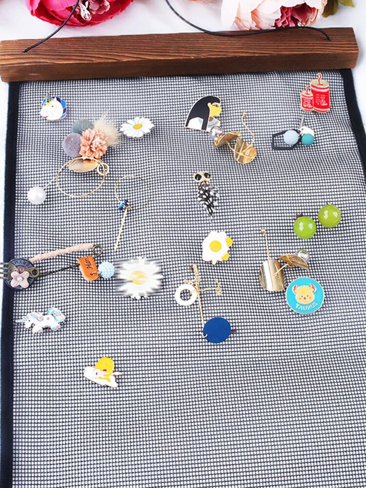 1 pieza Bolsa de almacenamiento de joya colgante - Marrón - Añade 2