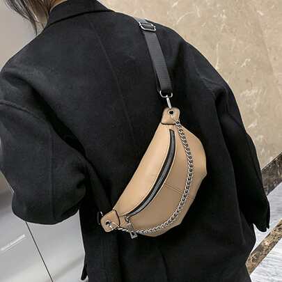 Chain Decor Bum Bag