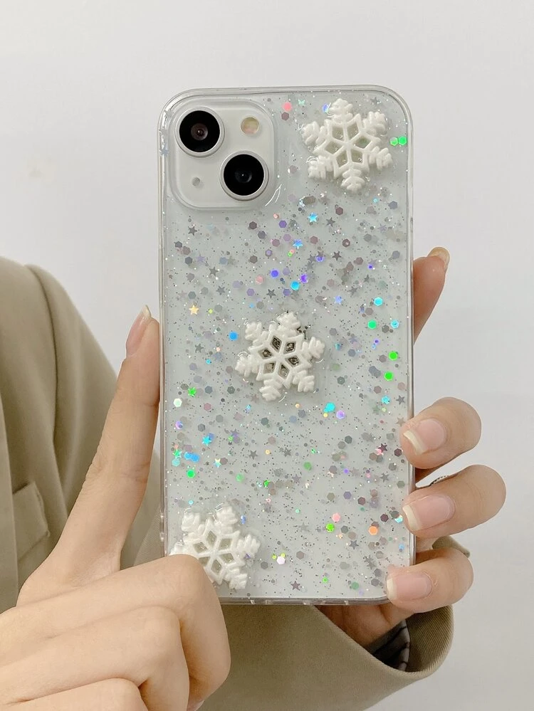 Snowflake Decor Phone Case