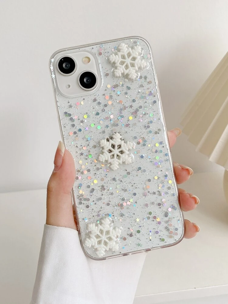 Snowflake Decor Phone Case