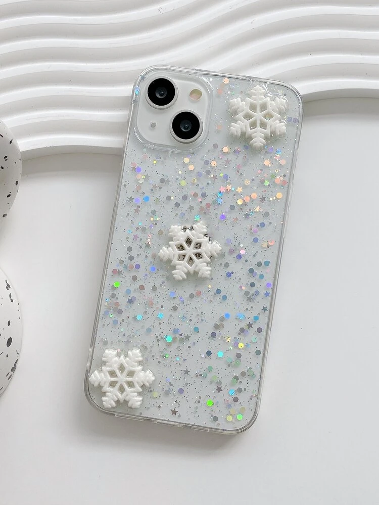 Snowflake Decor Phone Case