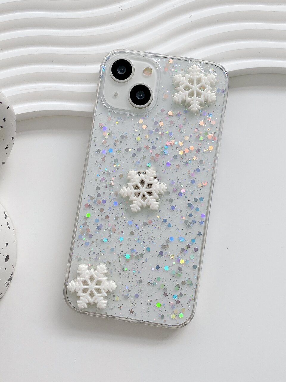 Snowflake Decor Phone Case