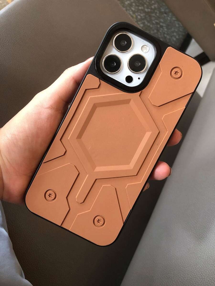 Silicone Phone Case - Brown - View 1