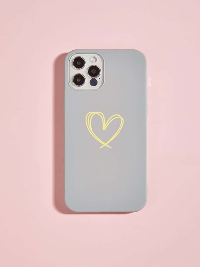 Heart Print Phone Case