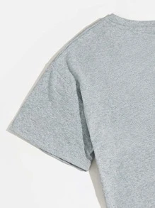 Áo thun nữ Giáng sinh Giải trí - Xám - Xem 3