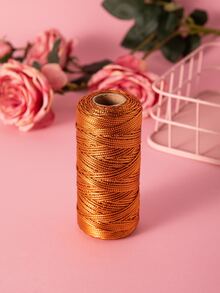 1 rollo Cinta de envoltura de regalo unicolor - Bronce - Ver 4