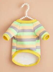 Striped Pet Hoodie - Multicolor - View 4