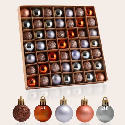 49pcs Christmas Ball Decoration