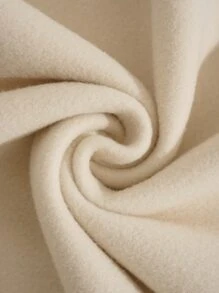 INAWLY Cartoon Graphic Kangaroo Pocket Drawstring Thermal Hoodie,Long Sleeve Tops - Apricot - View 3