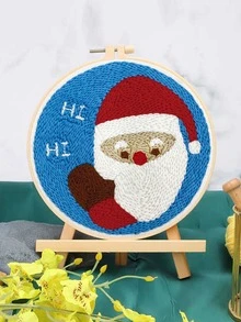 5 piezas Bordado a mano Papá Noel - Multicolor - Ver 2