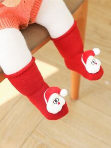 Giáng sinh 1 đôi vớ trang trí cho ông già Noel - Đỏ - Xem 2