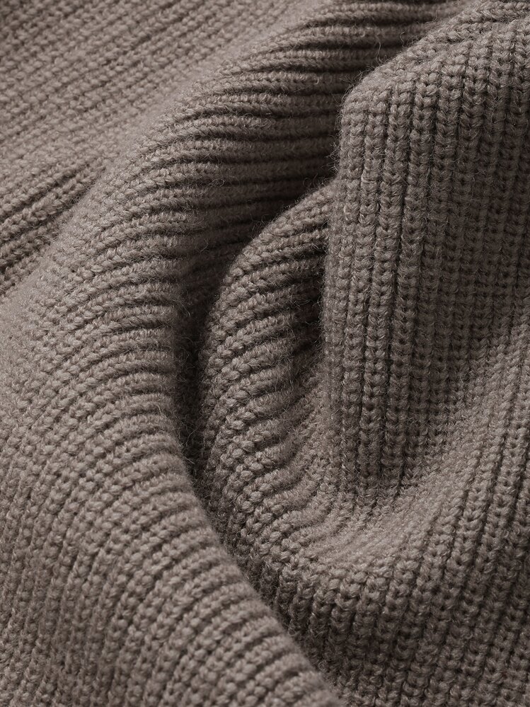 DAZY Turtleneck Batwing Sleeve Sweater,Long Sleeve Tops,Fall Women Clothes - Grey - View 4