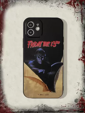 WB Horror | ROMWE Funda para móvil con estampado de figura