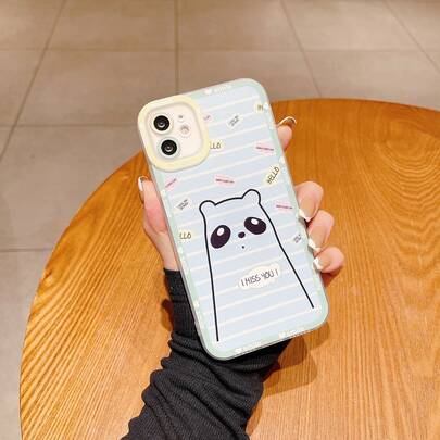 Cartoon Bear Pattern Phone Case