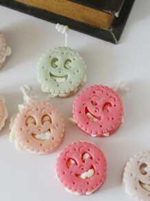 1pc Cookie Design DIY Silicone Mold - White - View 3