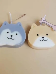 1 pieza Molde de silicona en forma de gato DIY - Blanco - Ver 4