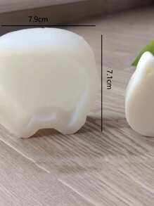 1 pieza Molde de silicona en forma de gato DIY - Blanco - Ver 5