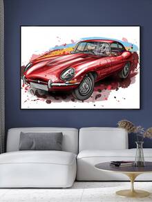 汽車印花DIY鑽石畫不附框架 - 彩色 - 查看 2