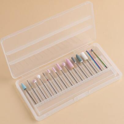 1pc Nail Polishing Head Storage Box