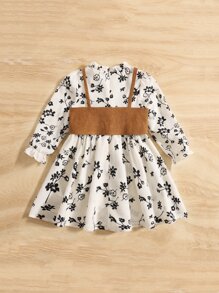 SHEIN Leap Crew 嬰兒吊帶上衣和印花連衣裙 - 彩色 - 查看 2