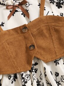 SHEIN Leap Crew 嬰兒吊帶上衣和印花連衣裙 - 彩色 - 查看 4